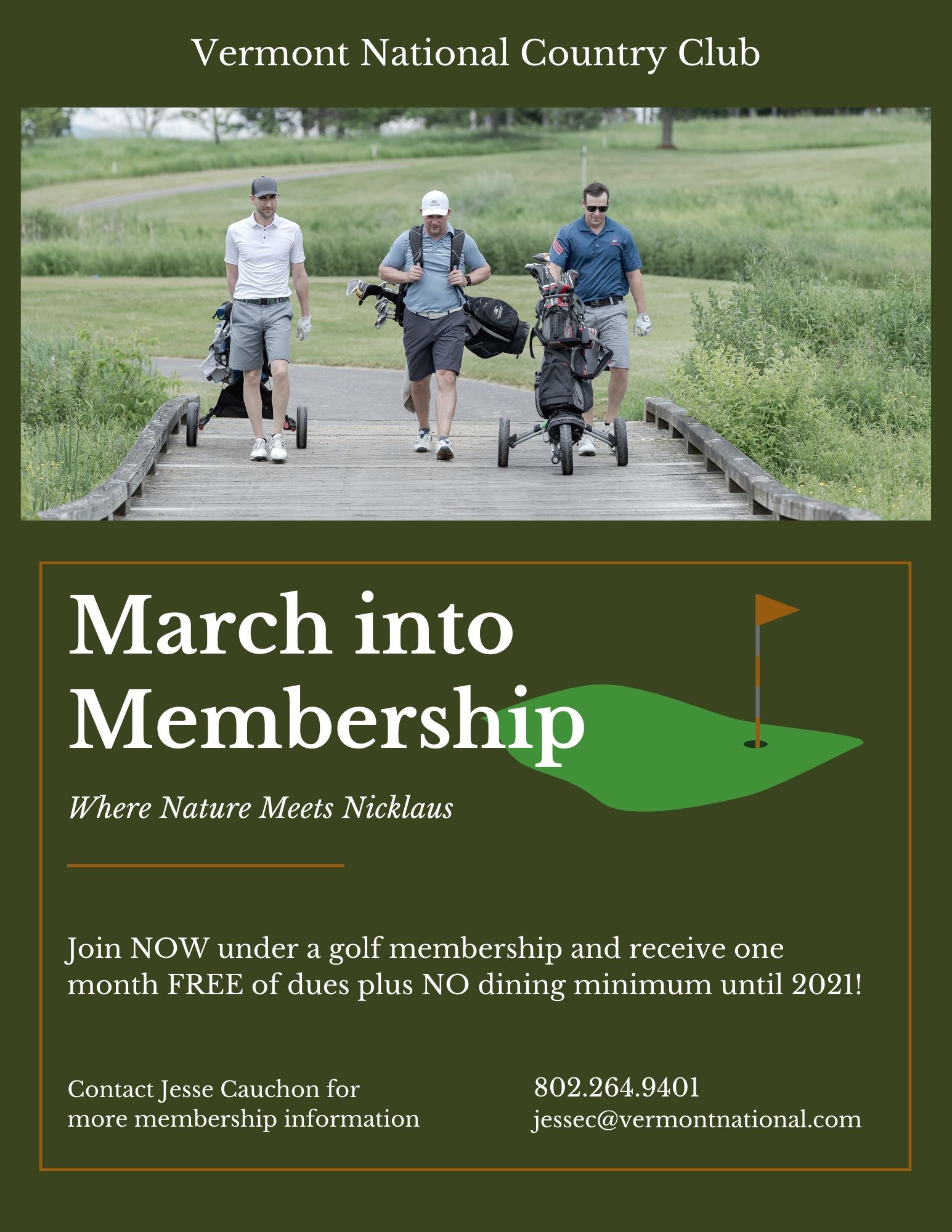 Membership Vermont National Country Club